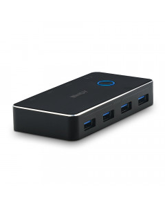 Lindy 43387 Switch di condivisione USB 3.0, 4 porte