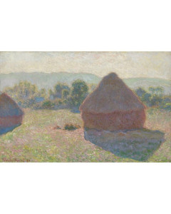 Niik quadro covoni a mezzogiorno di claude monet