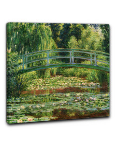 Niik quadro il ponte giapponese di claude monet