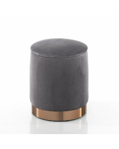 Tomasucci pouf imbottito contenitore dido grey