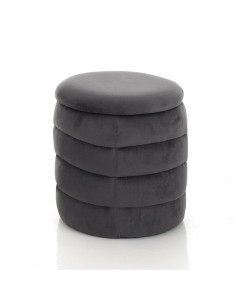 Tomasucci pouf imbottito contenitore gum grey